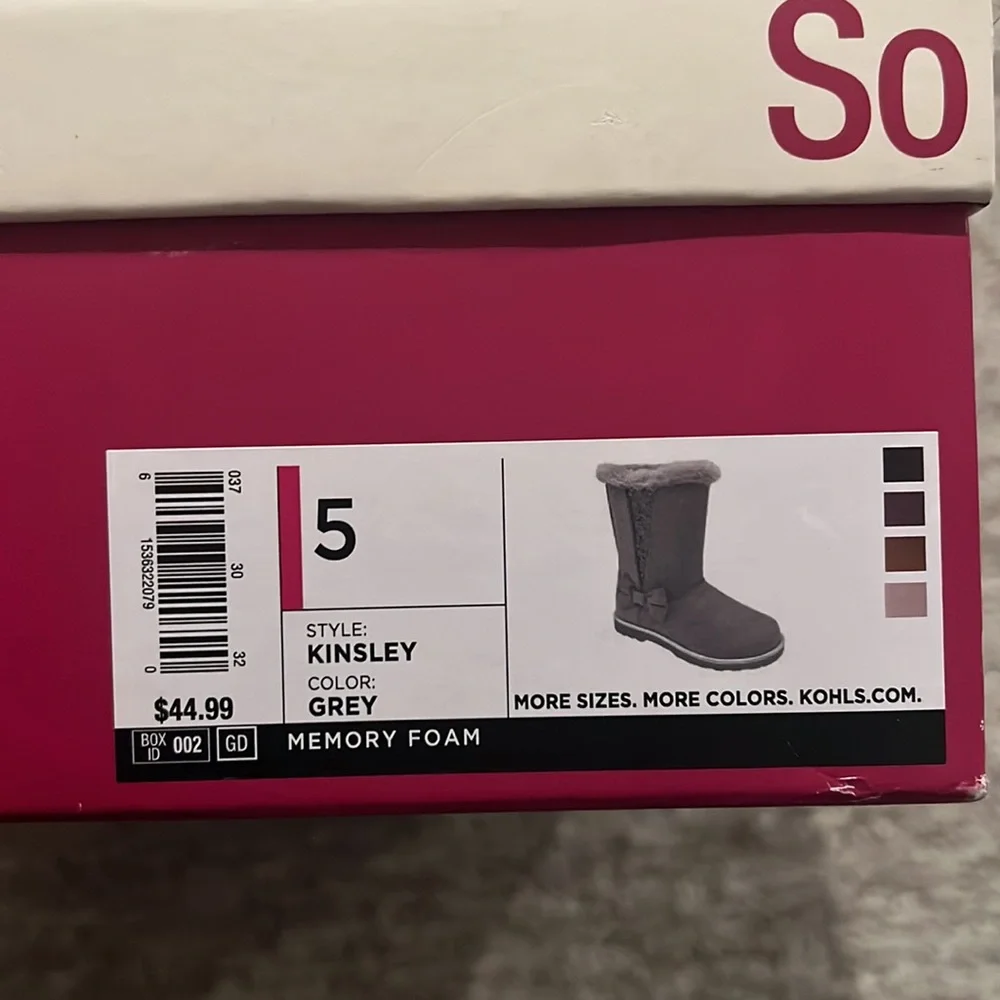 SO Memory Foam Boots - Picture 3 of 3